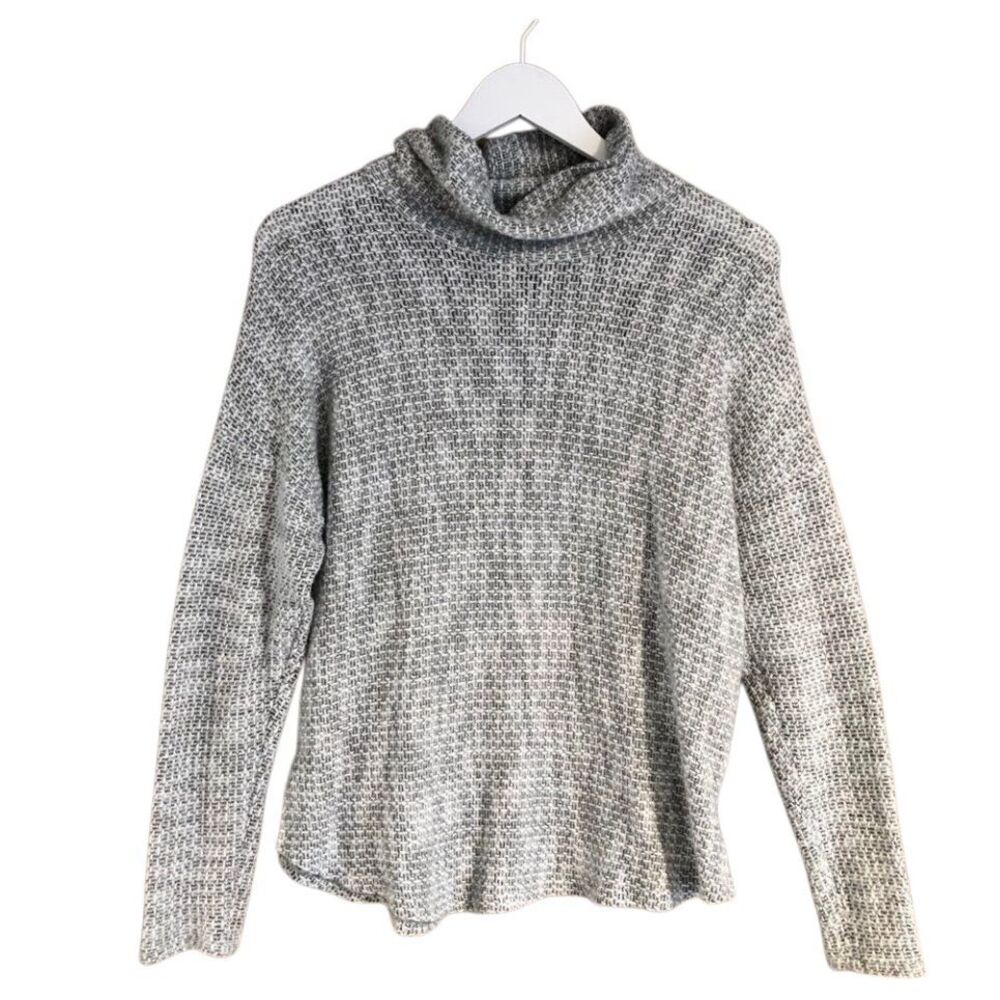 Ginger G gray knit slouch neck super light sweater - S